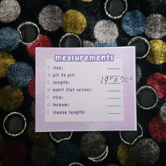 Velvet Burnout Rectangular Scarf Fringe Silk Rayon Metallic Moon Witchy - Picture 3 of 9